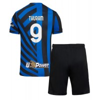 Maglia Calcio Inter Milan Marcus Thuram #9 Prima Divisa Bambino 2024-25 Manica Corta (+ pantaloncini)